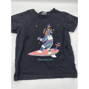 Billionaire Boys Club Boys Astronaut Graphic Short Sleeve T-Shirt Size 3T